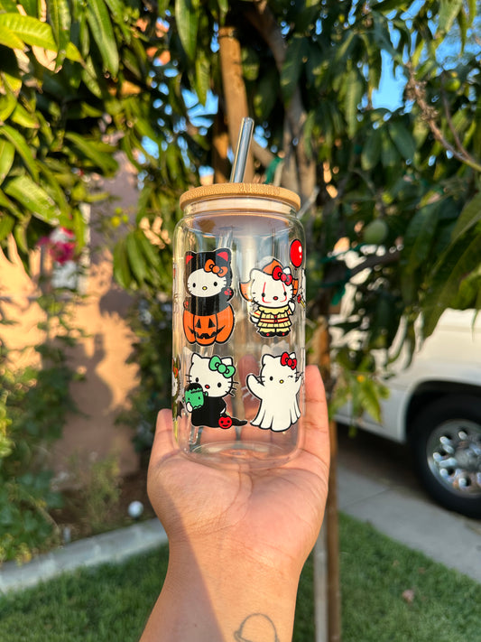 HK Spooky Glass Cup