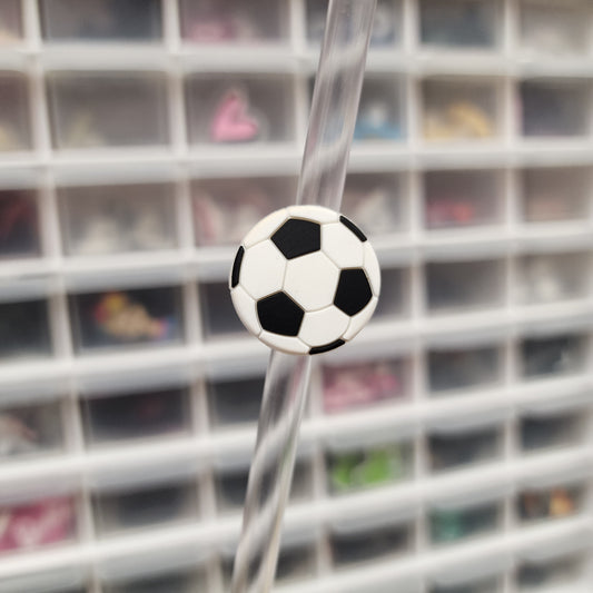 Soccer Ball Straw Topper