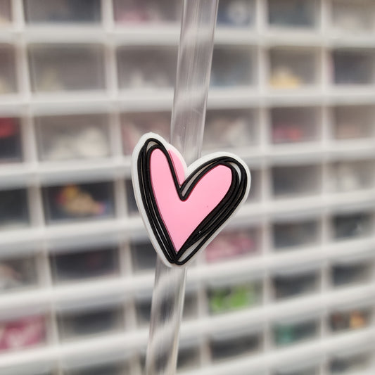 Heart Straw Topper